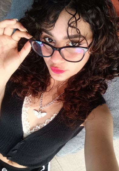Woman available for a private video conversation