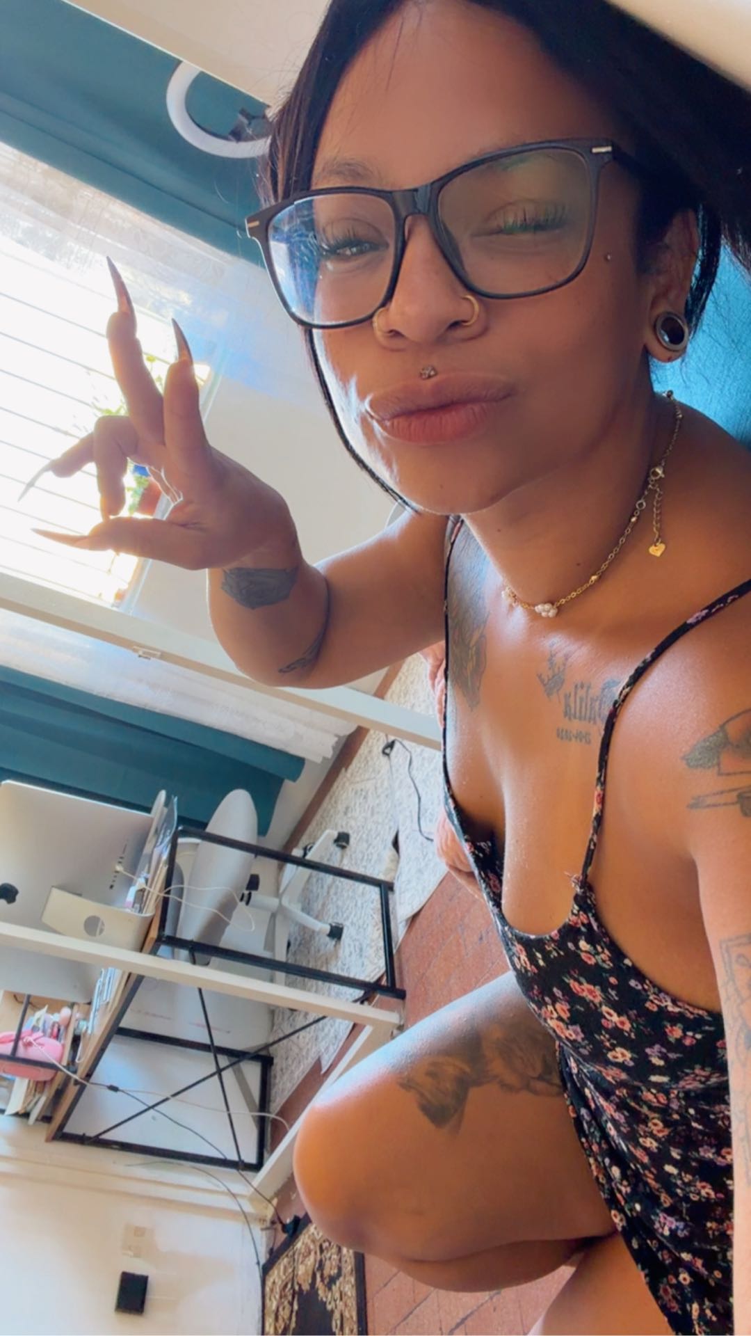 Girl online for a private cam conversation